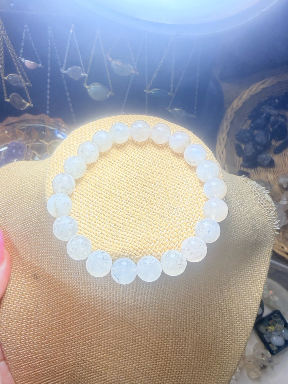 White Moonstone bracelet